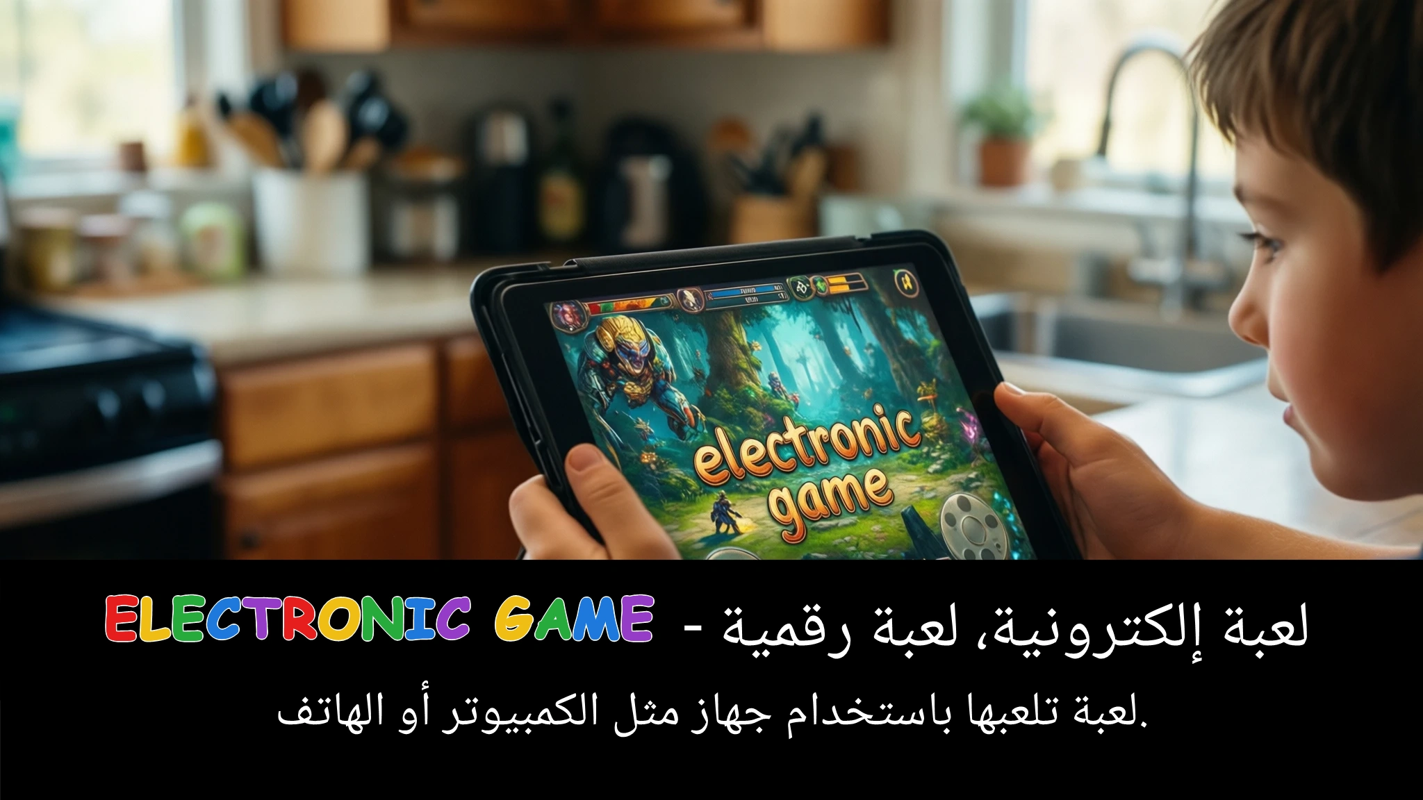 Arabic Illustration for electronic game